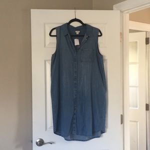 NWT J Crew shirtdress